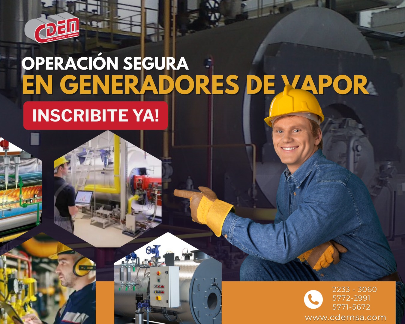 Operación Segura en Generadores de Vapor