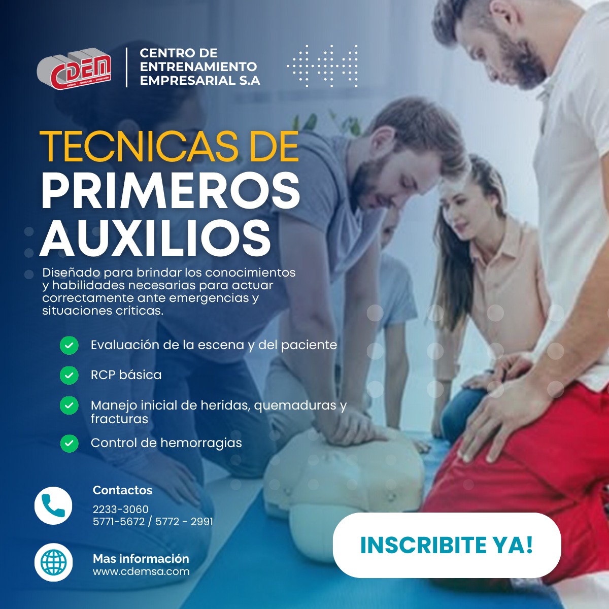 Técnicas de Primeros Auxilios